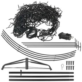 Decorațiune LED de Crăciun, 480 LED, 230 V, IP44, 180 cm