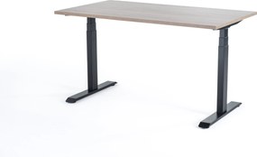 Birou reglabil electric Viva Upgrade 2.0, dual motor, 120 kg - 1400x800x25 - Robson - Negru