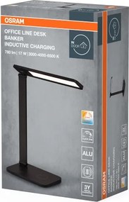 Osram - Lampă de birou LED reglabilă OFFICE LINE LED/17W/230V neagră
