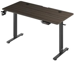 Deuba Birou de birou reglabil pe inaltime maro-140x60x118 cm