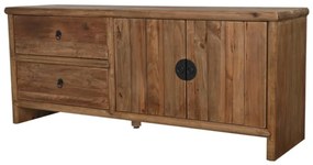 Comoda TV, natur, din lemn reciclat, Haven
