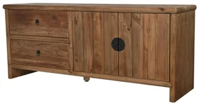 Comoda TV, natur, din lemn reciclat, Haven