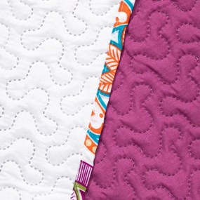 Cuvertură cu 2 fețe din microfibră DecoKing Bibi, 170 x 270 cm, roz