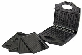 Prajitor de paine tip Sandwich Maker Esperanza Portabella EKT006K3 in 1 700W Negru