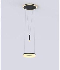 Lustră LED dimabilă pe cablu Wofi 6054-302 JESSE LED/15,5W/230V negru