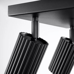 Spot Sollux SL.1583 KARBON 4xGU10/10W/230V negru