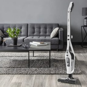 Aspirator vertical Rowenta DUAL FORCE 2 ÎN 1 100W/18V 2500 mAh alb