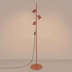 Sollux SL.2024 - Lampadar KARBON 3xGU10/10W/230V portocaliu
