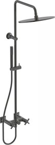 Coloana de dus cu baterie dubla comanda gri Ideal Standard Atelier Joy Neo