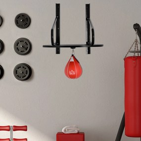 HOMCOM Sac de Box Rapid cu Formă de Par, Platformă, Accesorii Incluse, Antrenament Box | Aosom Romania