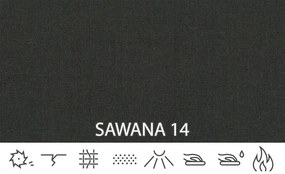 Canapea trei locuri Cruz (negru). 1031720