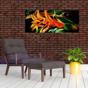 Tablou buchetului portocaliu (120x50 cm)