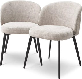 Set de 2 scaune design LUX Lloyd, Sisley bej