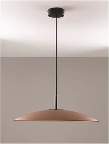Lustra LED design modern POLIFEMO maro, 60cm
