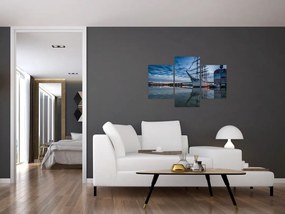 Tablou cu barcă cu pânze (90x60 cm)