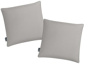 Set 2 buc perne de exterior CALINO 45x45 cm, gri deschis