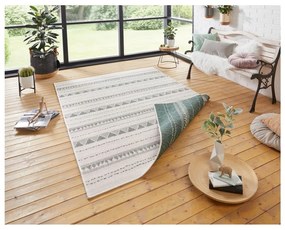 Covor adecvat pentru exterior NORTHRUGS Bahamas, 160 x 230 cm, verde-crem