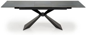 Masa extensibila Luciano marmura albastra/negru L180-230 cm