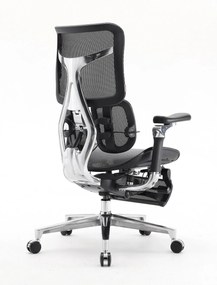 RESIGILAT- Scaun ergonomic SIHOO DORO S300 ADAPTIVE, cotiere 6D ultra moi, suport lombar adaptiv, spătar reglabil pe inaltime, mecanism multifunctional inclinare/blocare, pivotant, Mesh, Negru