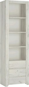 Biblioteca ANGEL TIP 11, alb, PAL melaminat, 56x40x191 cm