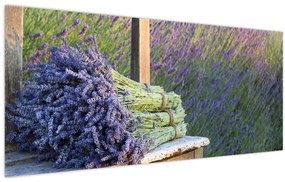 Tablou - Buchețele de lavandă (120x50 cm)