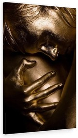 Tablou canvas Gold Sadness 120x80 cm