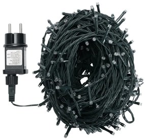 Aigostar - Ghirlandă LED de Crăciun pentru exterior, 500 LED, 6W, 230V, 50 m, IP44, alb cald