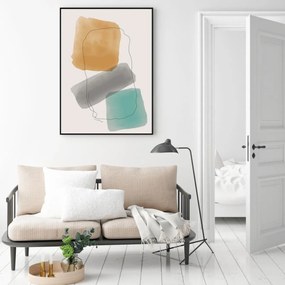 Poster - Abstracție pictată (A4)