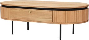 Masuta de cafea cu furnir de stejar ATELIER 120cm