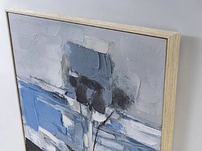 Tablou de perete pictura acrilica Paisaje azul 83x123cm