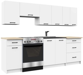 Dulap superior de bucătărie Ozara W80 H580 (alb). 1069132