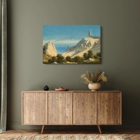 Tablou - Georg Emil Libert, View of Sommerspiret, the Cliffs of Møn, reproducere (90x60 cm)