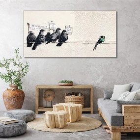 Tablou canvas Păsări care protestează Banksy
