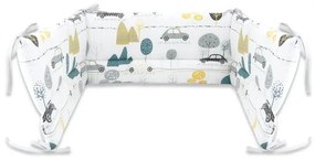 Aparatoare laterala 180x30 cm Childrens Journey Grey MimiNu