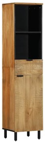 vidaXL Dulap de baie maro 38x33x160 cm lemn masiv de mango