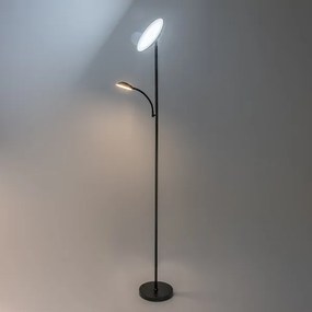 Rabalux 74084 - Lampă de podea LED dimabilă HALINA 23W/230V 3000/4200/6500 neagră