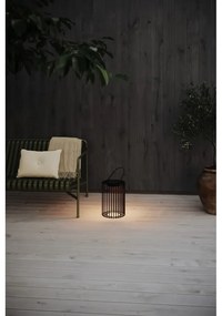 Felinar cu LED negru solar/cu USB (înălțime 54 cm) pentru exterior Cavia – Markslöjd