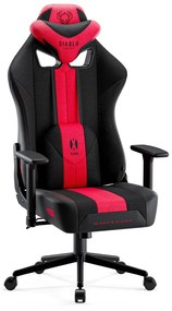 Scaun Din Material Textil Diablo X-Player 2.0 Small: Roșu-antracit