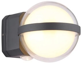 Aplică LED de exterior Globo 34157 ILLI LED/12W/230V IP54 negru
