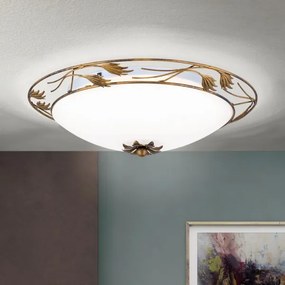Plafonieră Orion DL 7-509/50 FLEUR 3xE27/60W/230V d. 50 cm bronz