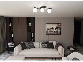 Plafonieră SMART 3xE14/10W/230V negru/alb