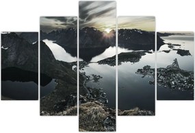 Tablou - Munții norvegieni (150x105 cm)