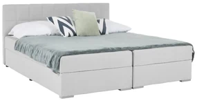 Pat matrimonial Boxspring 180 cm Ferrati (gri maro). 1016099