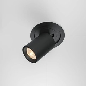 Spot LED incastrabil rotativ retractabil Hidden negru