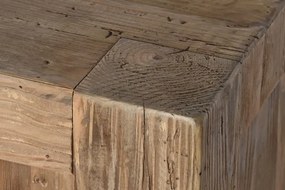 Bufet, natur, din lemn de pin reciclat, Rustique