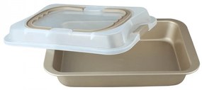 Tava pentru copt dreptunghiulara cu capac 36x24cm My Bronze Pastry Cook Berlinger Haus BH 1432