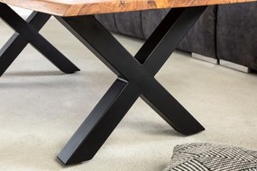 Masuta design industrial vintage Mammut X 120cm, salcam