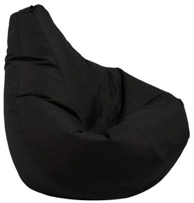 Fotoliu puf copii, Nirvana Light Pufrelax, Material Impermeabil - Negru