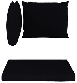 Set perne pentru mobilier de gradina MAJKEN, negru