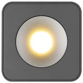 Spot LED aplicat aluminiu gri HANGARAU 1